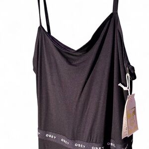 Obey Black Strappy Dress